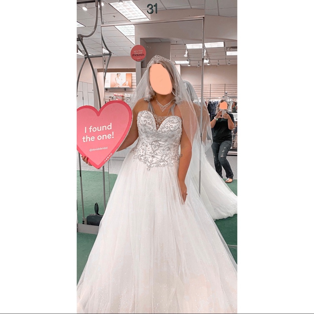 brand new, never worn wedding dress
